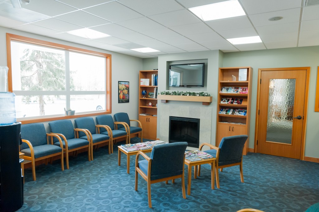 Waiting area at Skagit Dental Design